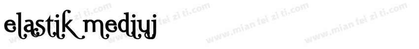 elastik mediuj字体转换